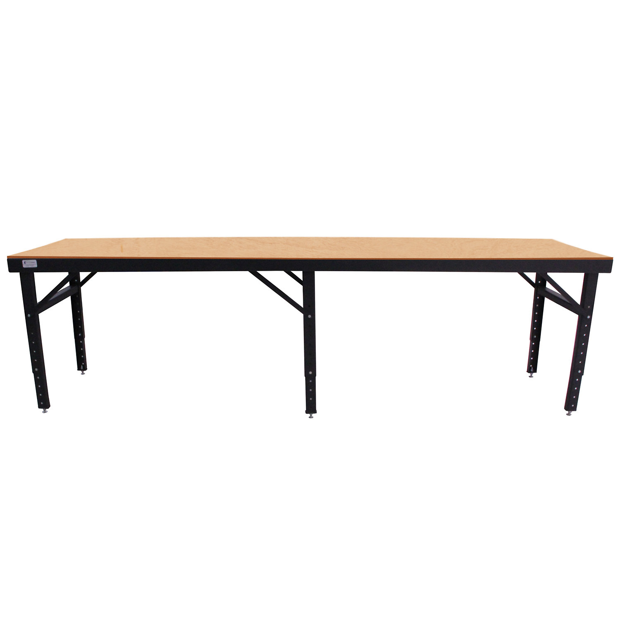 Valley Craft, Adjustable Height Work Table, Width 120 in, Depth 28 in, Height 42 in, Model# F87872A8